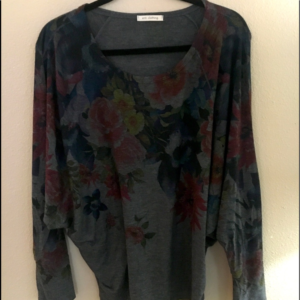 Grey Floral Jersey